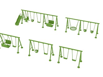 Modern Swing 3d model