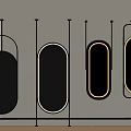 Full-length mirror hanging mirror 3d model