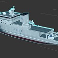 Modern Boat Cruise Boat 3d model