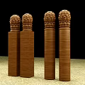 new chinese style stigma lotus stigma 3d model