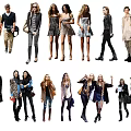 Group of People Showcasing Various Fashion Styles