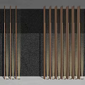 Stylish Downlights and Spotlights Installation On Dark Textured Wall With Warm Glow