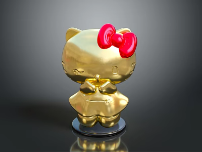 Cat Kitten Flower Cat Domestic Cat Wild Cat Stray Cat Black Cat Pet Mammal 3d model