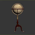 Globe Antique Globe Old Globe Retro Globe Game Item Game Props Game Equipment 3d model