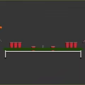 Beer Pong Table Setup With Green Surface Red Cups Paddles And Ball