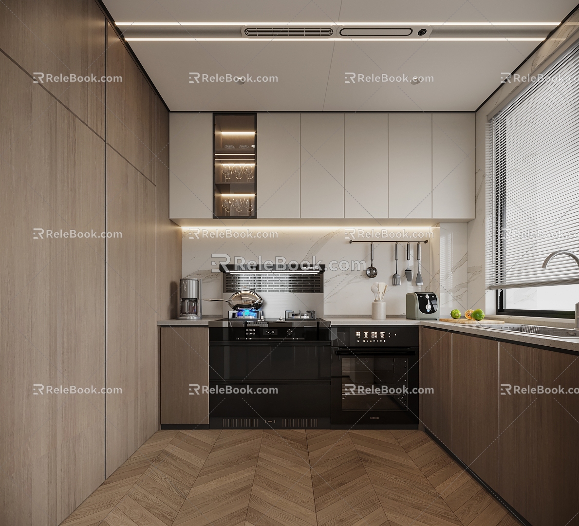 Modern Kitchen 3d model