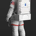 modern astronaut spacesuit astronaut 3d model