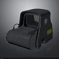 EOTech Tactical Weapon Sight With Red Dot Reticle And Durable Black Design