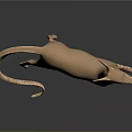 Bronze Dog Sculpture In Standing Pose With Curved Tail Design