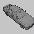 Mercedes Benz Luxury Silver Sedan With Sleek Design Chrome Accents And Alloy Wheels