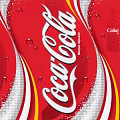 Coca Cola Carbonated Soft Drink In Aluminum Can With Red And Silver Design