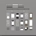Diverse Electrical Switch Designs And Control Panels For Modern Homes