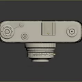 Vintage Stern V43 Retro Camera With Silver Black Body And Lens