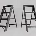Various Types of Hardware Tools Including Different Ladders for Home and Industrial Use