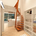 Modern Digital Store With Open Entrance Display Shelves And Electronics Products