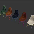 Modern Leisure Chairs With Multiple Colors And Stylish Metal Legs Design