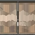 New Chinese Partition Screen 3d model