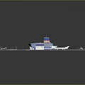 Futuristic Sci Fi Aviation Scene With Sleek Runways Levitating Aircraft And Smart Terminals