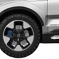 Volvo SUV Showcasing Roof Rack And Luggage With Modern Style