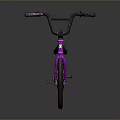 Pink BMX Bike With Wide Muddy Tires For Off Road Cycling Adventures