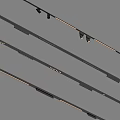 Modern Track Spotlights Embedded Magnetic Lights Linear Lights Steering Spotlights Downlight Bucket Lights Grid Duct Lights 3d model