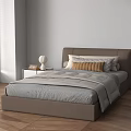 Modern Single Bed Single 3d model