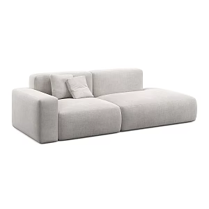 Modern minimalist double sofa 3d model
