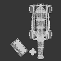 Retro Cannon 3d model
