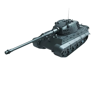 Gray Military Tank With Long Cannon And Reinforced Tracks Structure 3d model Gray Military Tank With Long Cannon And Reinforced Tracks Structure 3d model