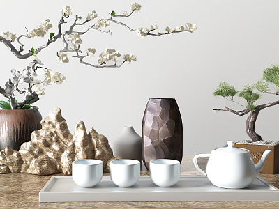 New Chinese Tea Set Tea Table model