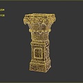 Columns Stone Columns Stone Columns Old Columns Roman Columns Roman Columns Classical Columns Greek Columns 3d model