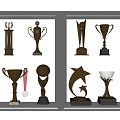 Light Luxury Trophy 3d model