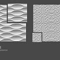 Modern Wall Creative Foundation 3d model