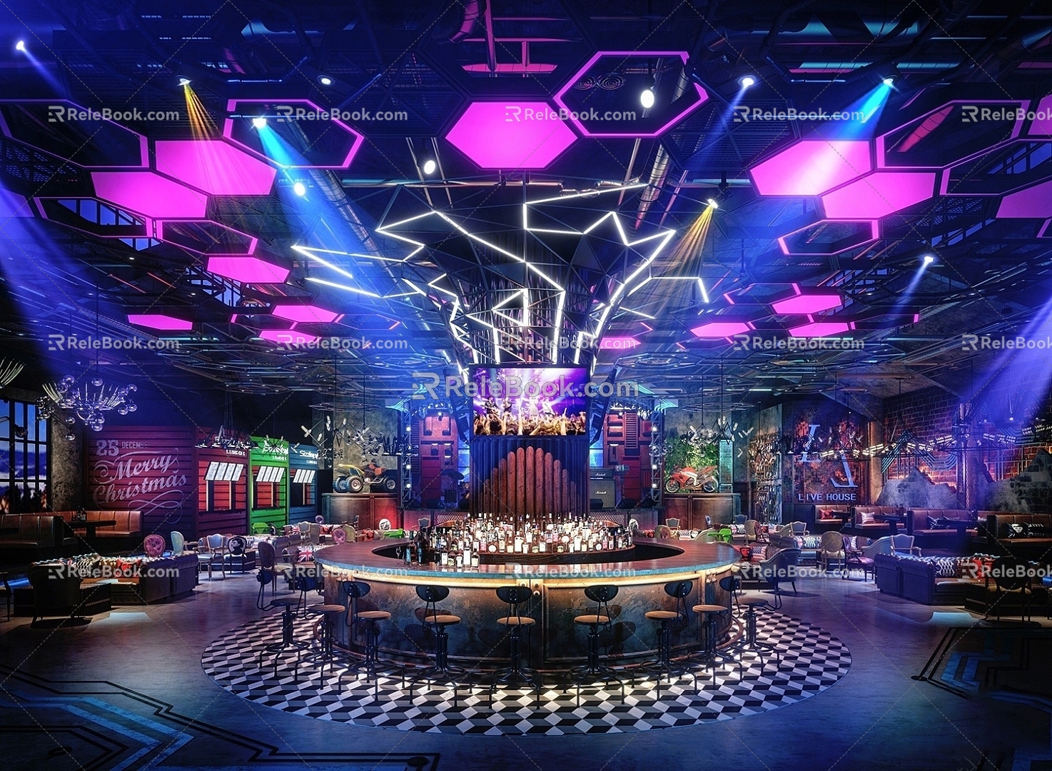 The Modern Bar 3d model