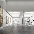 Museum of Modern Art Gallery Hall 3d model