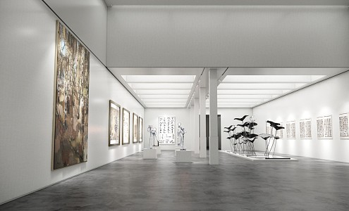 Museum of Modern Art Gallery Hall 3d model