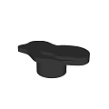 Modern Coffee Table Special Shape Coffee Table Solid Wood Coffee Table 3d model