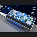 Intelligent Commercial Equipment Featuring Digital Display And Data Visualization Console Interface