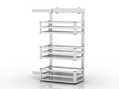 Modern Interior Storage Rack 3d model