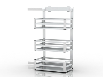 Modern Interior Storage Rack 3d model