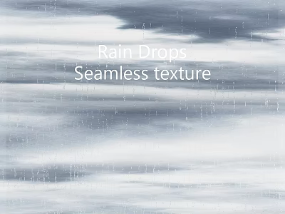 High Quality Rain Drops Seamless Texture for Digital Design Projects 3d model