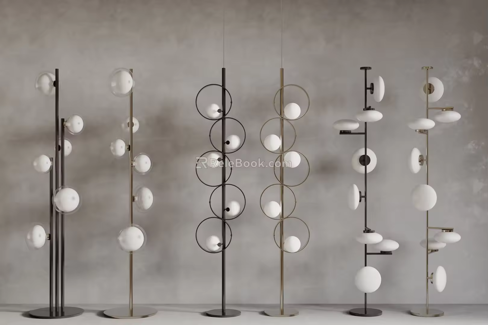 Modern floor lamp 3d model