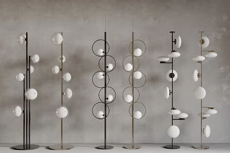 Modern floor lamp 3d model