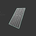 Square Mesh White Metal Grid Panel Structure for Industrial Applications