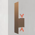 Elegant Modern Brass Wall Sconce With Soft Warm Light For Living Room Interior Design