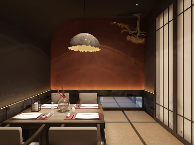New Chinese-style private room 3d model