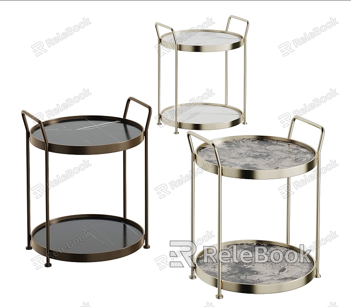 Round metal sides with handrails model