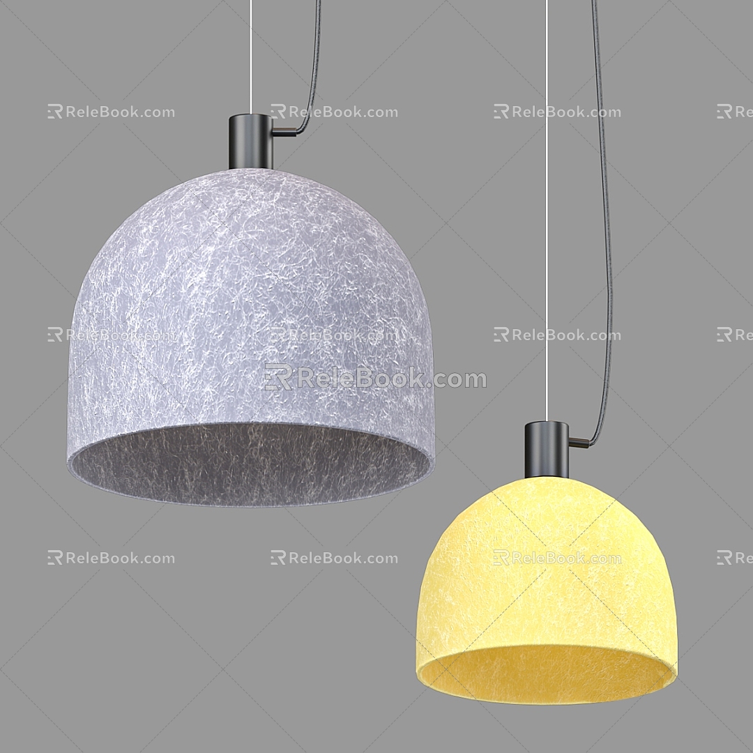 Nordic Simple Chandelier Chandelier Simple Chandelier 3d model