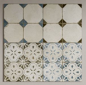 Modern floor tile antique tile 3d model