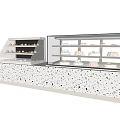 Modern Display Cabinet Cake Display Cabinet 3d model